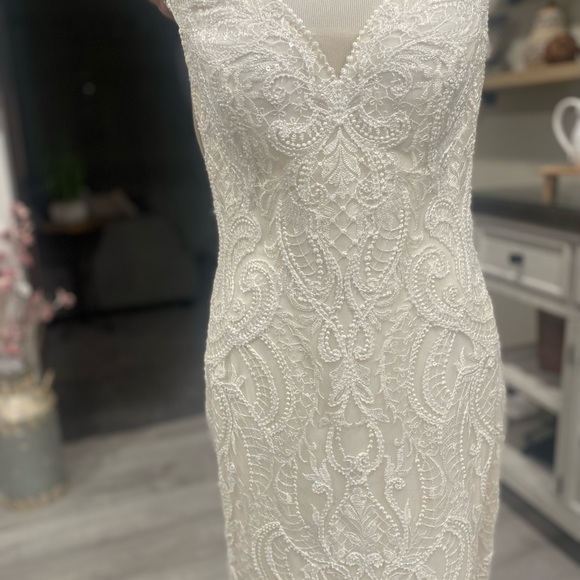 NWT Maggie Sottero BEADED MERMAID WEDDING Gown - Picture 8 of 13